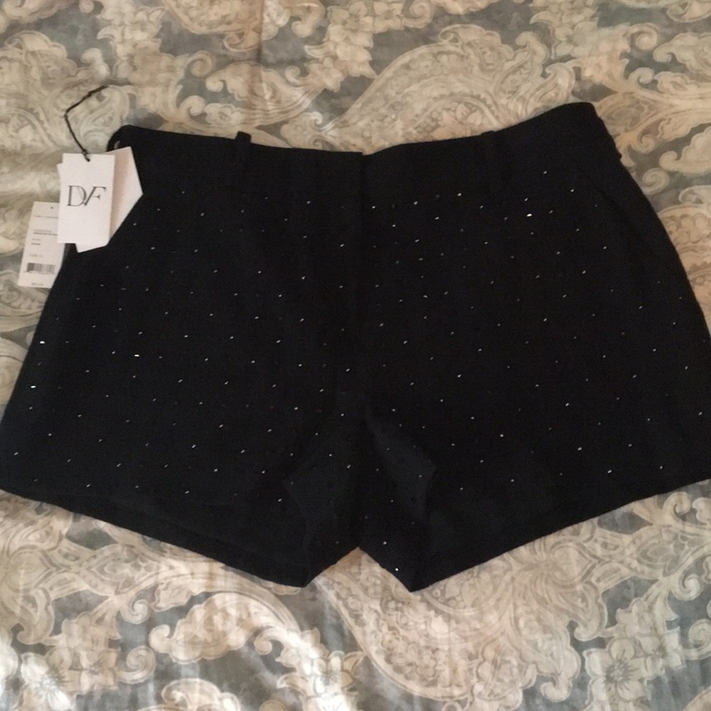 Diane Von Furstenberg studded shorts